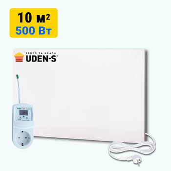 Металло керамический обогреватель 500 Вт UDEN-S инфракрасный с терморегулятором