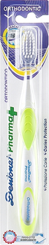 Зубная щетка Dentonet Pharma Ортодонтическая Зеленая (4326) (8009315043285)