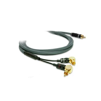 Кабель для активных сабвуферов Y-образный REFERENCE Line RCA / 2x RCA угловых (2 м.п.) ∅7.5 мм 1T-ASR7-02