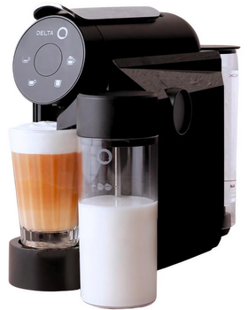 Кавоварка капсульна з капучинатором Delta Q Milk Mini 19 bar (варка через багаторазову капсулу)