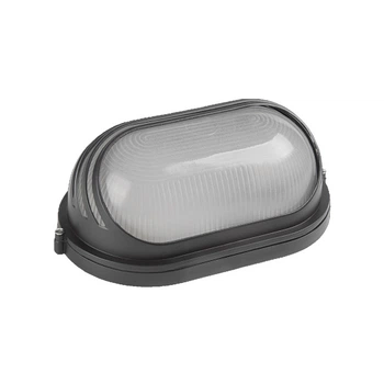 Светильник 100W 230V E27 IP54 овальный 282х105х155мм белый [LNPP0-1207-1-100-K02] НПП1207