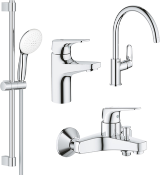 Набір змішувачів GROHE BauFlow UA121624S1 (23601000+23752000+31230001+27598003)