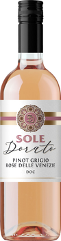 Вино Sole Dorato Pinot Grigio Rose DOC рожеве сухе 0.75 л 12% (8050249370237)