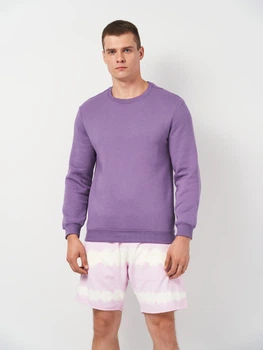 Свитшот мужской H&M 0685813_тем.фиолет XS Фиолетовый (KZ2000001530955_KAY2000001530955)