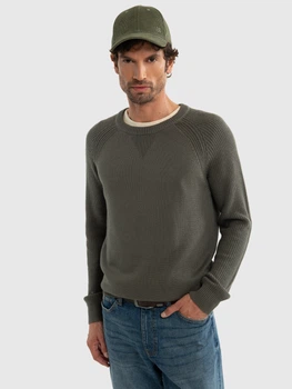 Sweter męski Big Star Najn 905 3XL Szary (5900714777982)