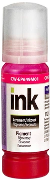 Чернила ColorWay Epson L-6490/L65XX/L11160/L15150/L15160/L15180 70 мл Pigm. Magenta (CW-EP649M01)