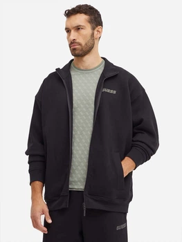 メンズウェア All of card are like new:) Толстовка на молнии мужская Guess Z4YQ01-K9V31-JBLK XL Черная