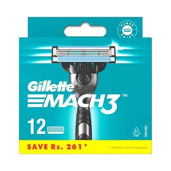 Змінні касети для гоління Gillette Mach3 12шт.