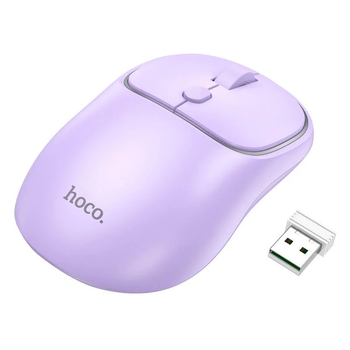 Бездротова миша HOCO GM25 Royal dual-mode business BT3.0+5.2 2.4G 800/1200/1600DPI для ПК Планшета Смартфона Romantic Purple