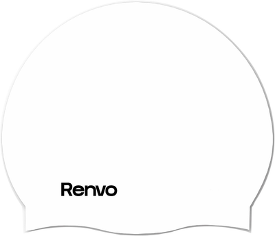Доросла шапочка для плавання Renvo Keles Уні OSFM Біла (2SC100-03)