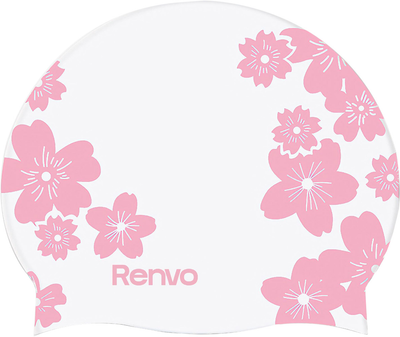 Доросла шапочка для плавання Renvo Selva Уні OSFM Біло-рожева (2SC500-0305)