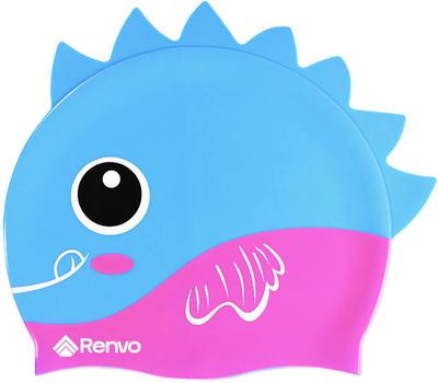 Дитяча шапочка для плавання Renvo Sentani JR OSFM Блакитно-рожева (1SC300-56)