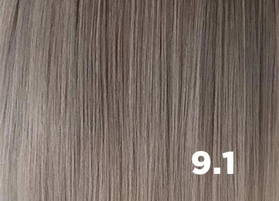 Перманентна фарба для волосся Solfine Natural Color 9.1 Попелястий світлий блонд 100 мл (08 147 91)