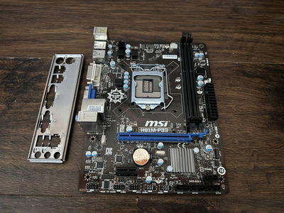 Материнская плата MSI H81M-P33 (s1150, Intel H81) Б\У