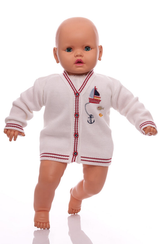 Кофта с корабликом 68 см (28292)