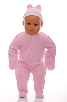 Человечек с шапкой интерлок Babykroha ля-ля розовый 50 см (45111)