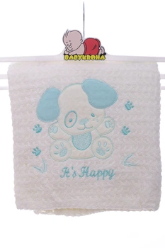 Плед вязка H's Happy 90*80 см молочный (43536)