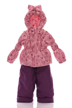 Комбинезон на флисе для девочки Babykroha Baby Ноль Кроха розовый 86 см (27997)