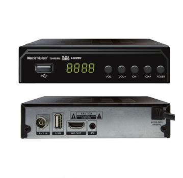 Приставка Т2 World Vision T644B FM HDMI-CEC H.264 Цифровой DVB-T2/C ресивер тюнер