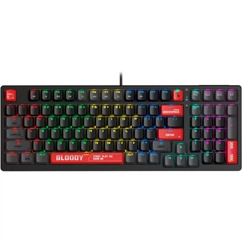 gamerfinger  8個セット ブラック レッド ライトグリーン 30mm Клавіатура дротова A4Tech Bloody S98 BLMS Red Plus Switch Bloody