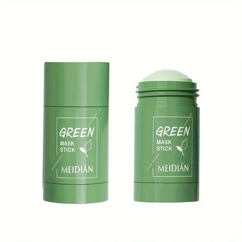 Маска стик для глубокого очищения и сужения пор лица Green Stick Mask с органической глиной и зеленым чаем 40 г