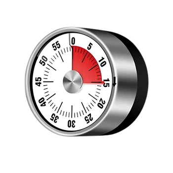Магнітний кухонний таймер з нержавіючої сталі MagneticTimer, білий