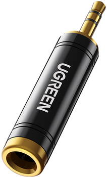 Переходник Ugreen AV168 3.5 мм Male to 6.35 мм Female Black (UGR-60711)
