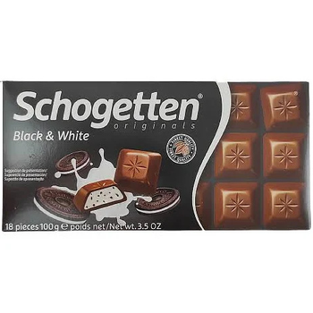 Шоколад Шогеттен 4004 Schogetten black white 100g