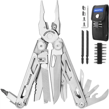 Мультитул Rocktol SK05 29-в-1 с нейлоновым чехлом, битами и запасными аксессуарами