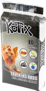 Пеленки для собак Kotix с активированным углем 60 x 90 см 10 шт (6925622307945)