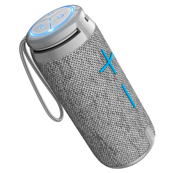 Колонка портативная Borofone BR24 в сером исполнении с поддержкой Bluetooth