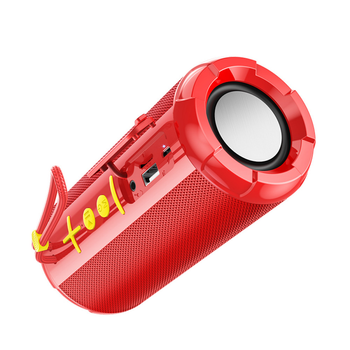 Переносная Bluetooth-колонка Borofone BR15 (красного цвета).