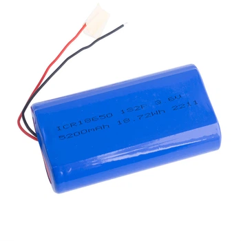 Li-Ion 5200mAh, 3,6V, 67x36x19mm LiPower литий-ионный аккумулятор сборка 1S2P Battery pack