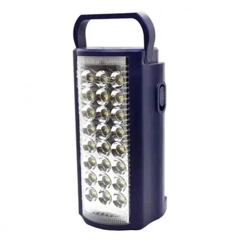 Ліхтар лампа Minig 2606L з функцією Power bank повербанк переносний світильник акумуляторний 24 LED Синій