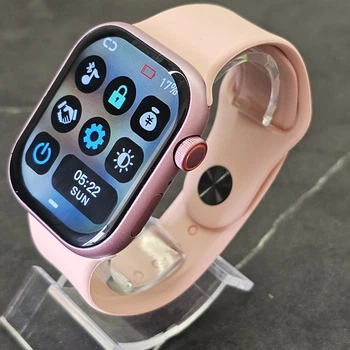 Смарт-часы Smar Watch BIG V200 Pro Max 45 мм голосовой вызов, уведомления с соц сетей Pink