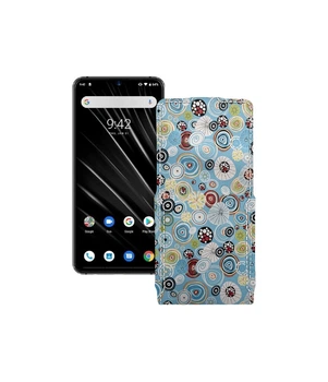 Чохол-фліп з екошкіри для телефону UMiDIGI S3 Pro Кола-кольорові