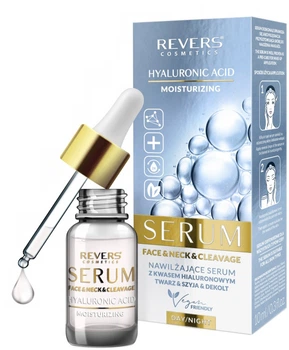 Сыворотка для лица, шеи и декольте Revers 4D Hyaluronic Acid Moisturizing Serum 10 мл (5902815117407)