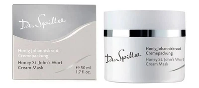 Зволожуюча та заспокійлива крем-маска з маслом звіробою Dr. Spiller Honey St. John's Wort Cream Mask, 50 мл
