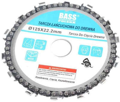 Tarcza łańcuchowa Bass Polska do drewna 125 mm x 22.2 mm (5902067617823)