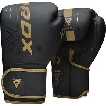Боксерские перчатки RDX F6 Kara Training Gloves Golden (BGR-F6MGL-14OZ)