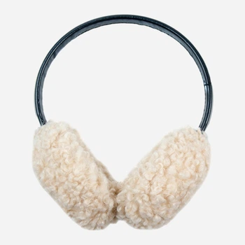 Меховые наушники SumWin Барашок NB06504 One Size Светло-бежевые