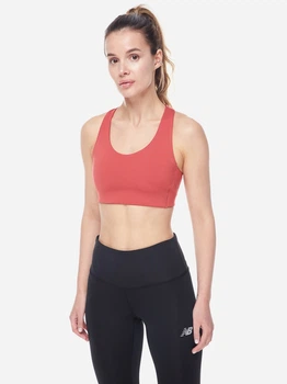 Спортивный топ для фитнеса женский New Balance NB Fuel Bra WB11044ASU XS Бургунди (196652774557)