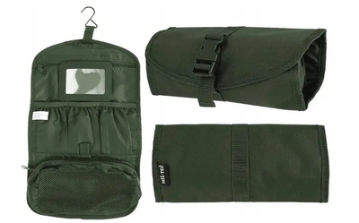 Сумка для туалетних принадлежностей Mil-Tec British toilet bag olive 16004001