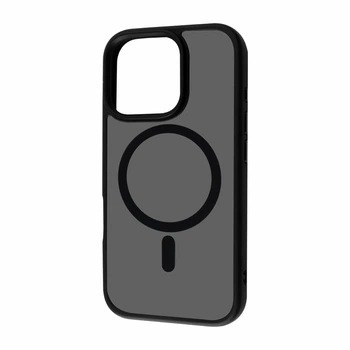 Чехол матовий Fibra Matte Metal Buttons with MagSafe для Apple iPhone 16 Black