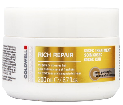 Маска для волосся Goldwell Dualsenses Rich відновлювальна 60 секунд 200 мл (4021609055877)