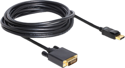 Кабель Delock DisplayPort 1.1 – DVI 5 m Black (4043619825936)