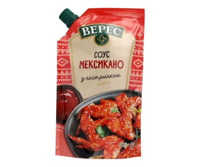 Соус з гостринкою Мексикано д/п Верес 200 г