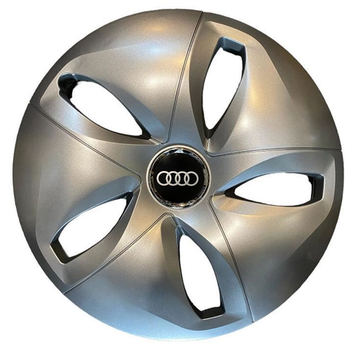 Автомобільні модельні колпаки R15 SJS (SKS) 344 Audi 4шт, сріблясті (Турція)