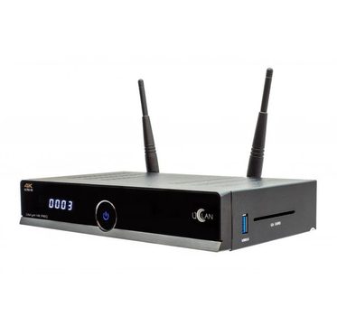 Комбинированный спутниковый ресивер UCLAN Ustym 4K PRO Enigma2+DenysOS