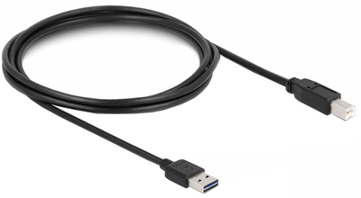 Kabel Delock USB 2.0 Type-A - USB 2.0 Type-B 2 m Black (4043619833597)